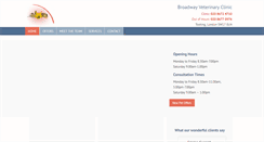 Desktop Screenshot of broadway-vets.co.uk